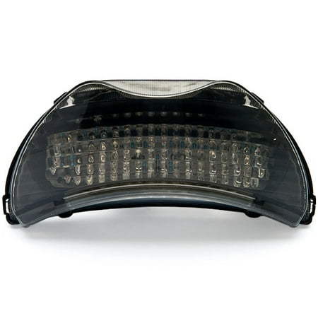 Honda Turn Signal Socket Krator Smoke LED Tail Light Integrated with Turn Signals For 2004-2006 Honda CBR 600 F4i / CBR600F4i ()
