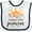 White and Navy, variant on Inktastic Daddy's Little Princess Girls Baby Bib