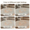 thumbnail image 7 of ODIKA 8'x10' Washable Area Rug Flowing Earthy Ripples Map Wavy Elevation Topographic Abstract Refined for King Size Bedroom Under Bed, Master Suite, Non-Shedding, Easy Care, 7 of 7