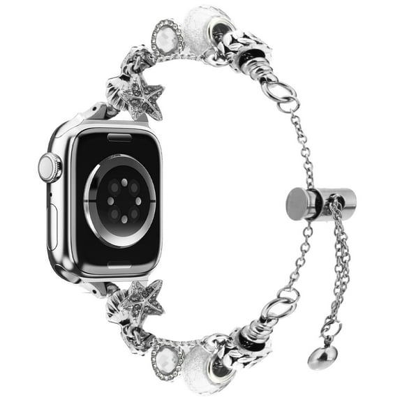 Gemstone Charm Pendant Bracelet Band for Apple Watch 42mm / 41mm / 40mm - Silver