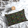 thumbnail image 5 of Pofeuu Pineapples Print Polyester Microfiber Plush Pillowcases, Super Soft and Cozy Pillow Case Covers with Envelop Closure（Pillow core not included）-14"x20", 5 of 6