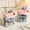 Pink, variant on Xhegex Small Item Office Supplies Drawer Storage Box Desktop Storage Miscellaneous Classification Storage Box