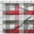 thumbnail image 2 of Soimoi Check Printed, Polyester Fleece, Fabric by The Yard Sewing DIY Stretch Fabric 56 Inches Wide, WarmFabric for Hats, Coats, Gloves, Blankets, Olive Green, 2 of 5