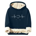 thumbnail image 2 of Sudadera con capucha para hombre, informal, de moda, con estampado de San Valentín, de manga larga, con bolsillo, de poliéster, 2 of 4
