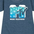 thumbnail image 3 of MTV - Snowflakes - Toddler & Youth Girls Fleece Dress, 3 of 5