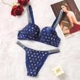 thumbnail image 1 of Victoria's Secret Set Sujetador Ajustable Rhinestones Lentejuelas Lencería Sexy Transpirable Push-Up Mujer Impresión Carta Gao Jiahui unisex, 1 of 2