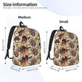 thumbnail image 2 of Easygdp Fashion Hippie Girl Mochila de Lona Resistente para Laptop, Compatible con Laptops de 15 a 17 pulgadas, Ideal para Escuela, Trabajo y Viajes-Small, 2 of 5