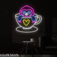 thumbnail image 3 of Glowneon Sloth In Cup Neon Sign For Coffee Shop Decor, Sloth Led Sign, 3 of 5