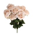 thumbnail image 2 of Fundaslor de rosa artificial falsa flor falsa floral boda ramo de mesa decoración del hogar Eigraketly JJ20557-15, 2 of 5