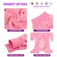 thumbnail image 4 of Harikaji Large Dog Sweater Coat, Large Dog Recovery Suit, Anti-Shedding Dog Pajamas Pjs, After Surgery Dog Onesie for Medium Large Dog Rose Pink 34#, 4 of 7