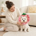 thumbnail image 3 of Soft Pet Cone Collar Adjustable Recovery Collar for Dogs Cats, Comfortable Elizabethan E Collar to Stop Licking Scratching After Surgery, Protective Neck Cover for Puppies Kittens M, 3 of 4
