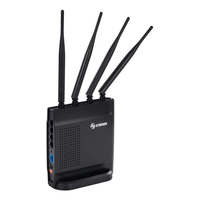Repetidor router Wi-Fi doble banda Steren 2,4 y 5 GHz MU-MIMO Control Parental VPN 15 M de cobertura