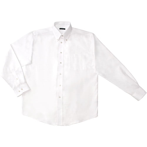 Men's Long-Sleeve Oxford Shirt - Walmart.com