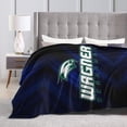 thumbnail image 4 of Wagner College Logo Fleece Blanket, Very Soft Microfiber Flannel Blanket for Couch Warm and Cozy for All Seasons, 4 of 6