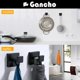 thumbnail image 4 of Juego de Accesorios de Baño, Toallero + Portarrollos para Papel + Toallero Barra + 2 Gancho, Acero Inoxidable (Negro), 4 of 4