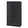 thumbnail image 3 of 36"W Premium Lateral File Cabinet, 5 Drawer, Black, 3 of 7