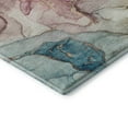 thumbnail image 4 of Addison Rugs Mayfield Washable Contemporary Watercolors Blue Runner Rug, 2'3" x 7'6", 4 of 5