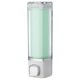 thumbnail image 1 of Dispensador de jabón líquido de pared de plástico, rellenable (blanco, color de revestimiento aleatorio)., 1 of 6