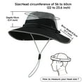 thumbnail image 5 of OZERO Sun Hats for Women Beach Hat Womens Sun Hat with UV Protection Wide Brim Outdoor Foldable Bucket Hat, 5 of 7