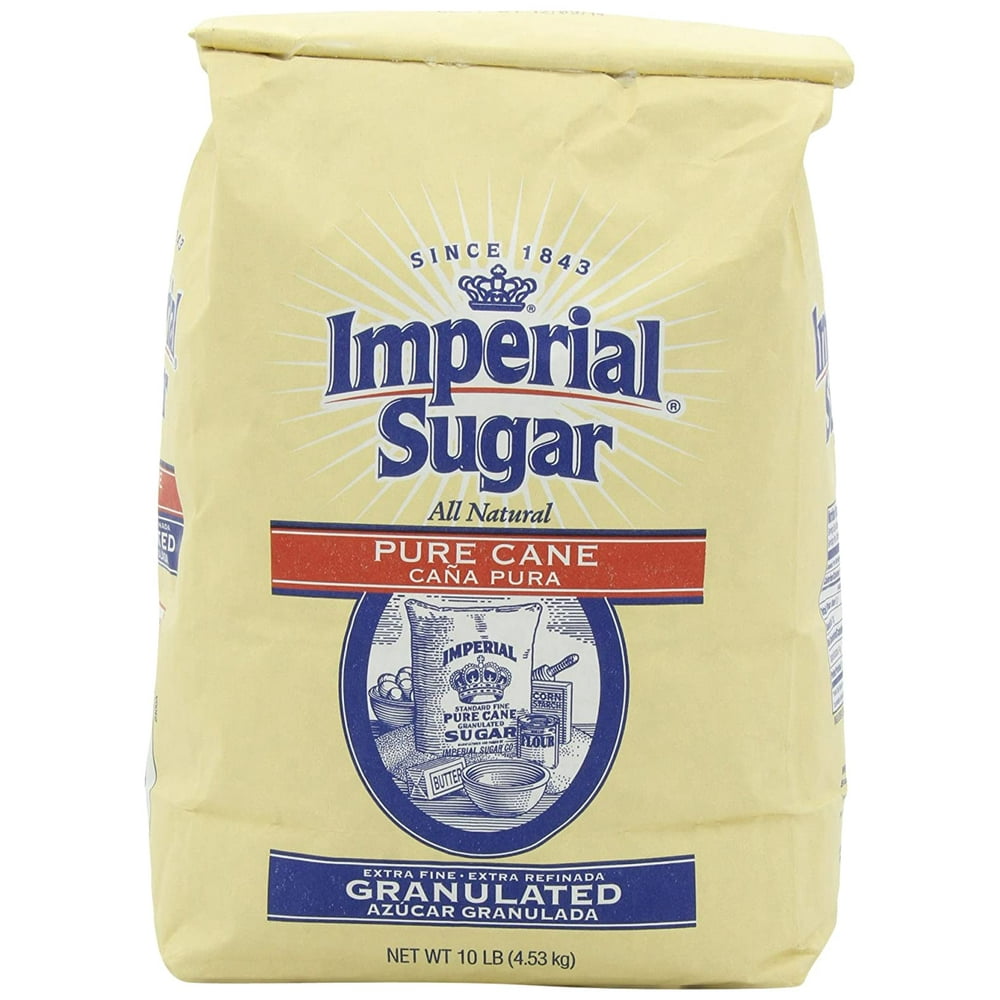 Imperial Pure Cane Extra Fine Granulated Sugar, 10 Lb