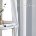 thumbnail image 3 of Cortinas térmicas NICETOWN para oscurecer habitaciones, 2 paneles, 132 x 213 cm, 3 of 8