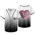 thumbnail image 1 of Omar Courtz Heart Baseball Jacket Tee Primera Musa Tour Merch Unisex V-neck Short Sleeve T-Shirts, 1 of 6