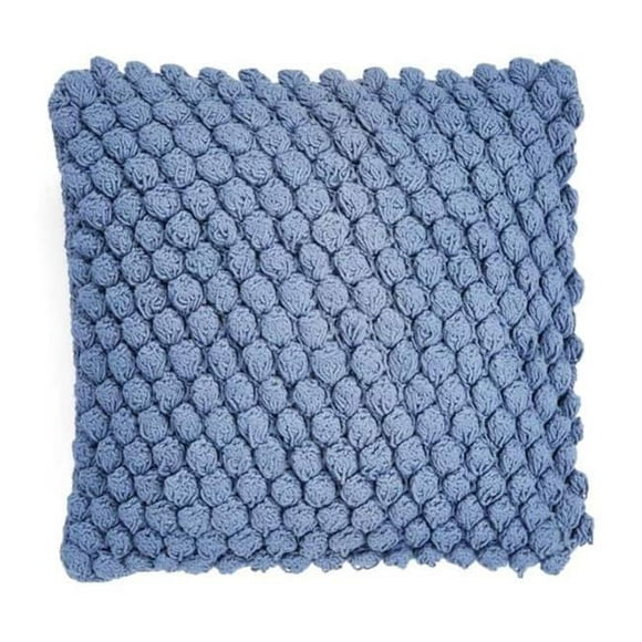 Aanny Designs PFBO002 Orbit Hand Crocheted Throw Pillow, Blue