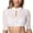 White 5, variant on MDUKONU Women German Dirndl Blouse Bavarian Oktoberfest White Dirndl Shirts for Women Size: B White