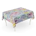 thumbnail image 1 of LADDKE Passport Visa Stamp Travel of Different Countries Europe Tablecloth Table Desk Cover Home Party Decor 60x120 inch, 1 of 1