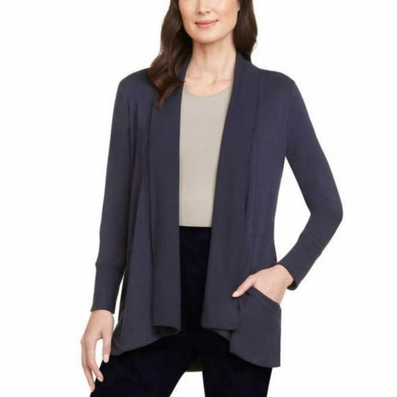 Max & Mia Womens Drape Front Cardigan Size M