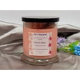 thumbnail image 4 of Melon Mist Natural Soy Wax Candle Highly Scented with Rose Quartz Crystals, 4 of 10