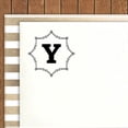 thumbnail image 2 of Printtoo Octagon Celtic Swirl Frame Alphabet Y Monogram Self Inking Rubber Stamp Office Stationary, 2 of 7