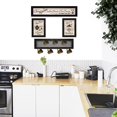 thumbnail image 2 of "Kitchen Collection IV" Vignette 4 Pièces avec Porte-Gobelets de 7 Broches par l'Ingénierie de la Menuiserie, Cadre Noir, 2 of 2