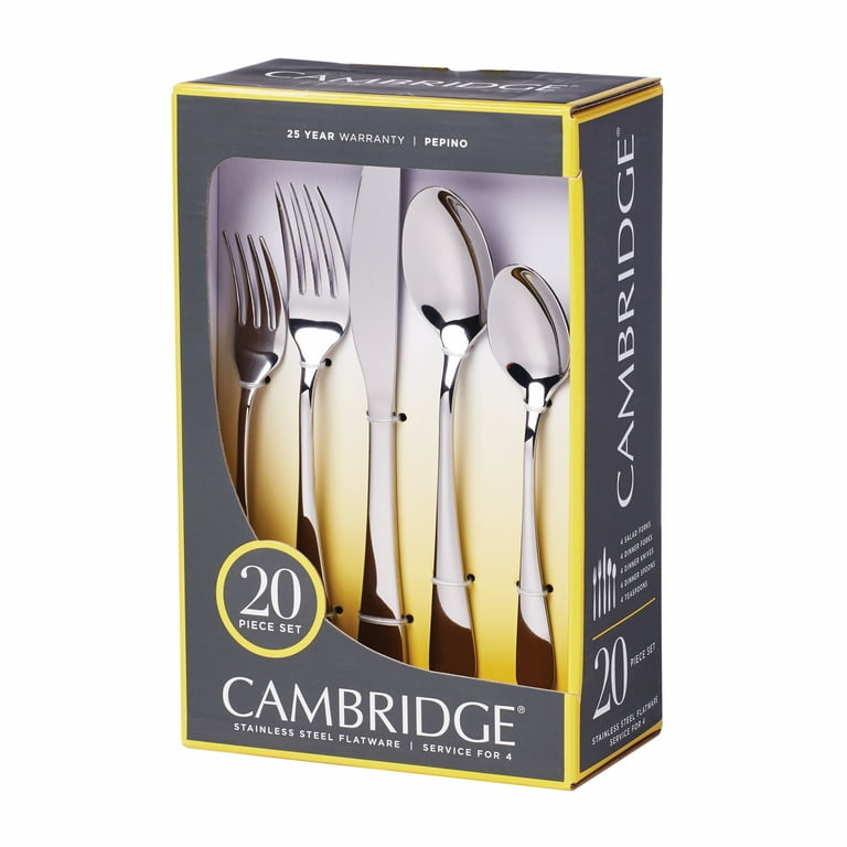 20pc Harrington Flatware Set Black - Threshold™