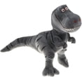 thumbnail image 4 of Peluche de dinosaurio grande y lindo del Jurásico T-Rex para niños, regalo de cumpleaños, Navidad y Año Nuevo, color gris, 40 cm, 4 of 8