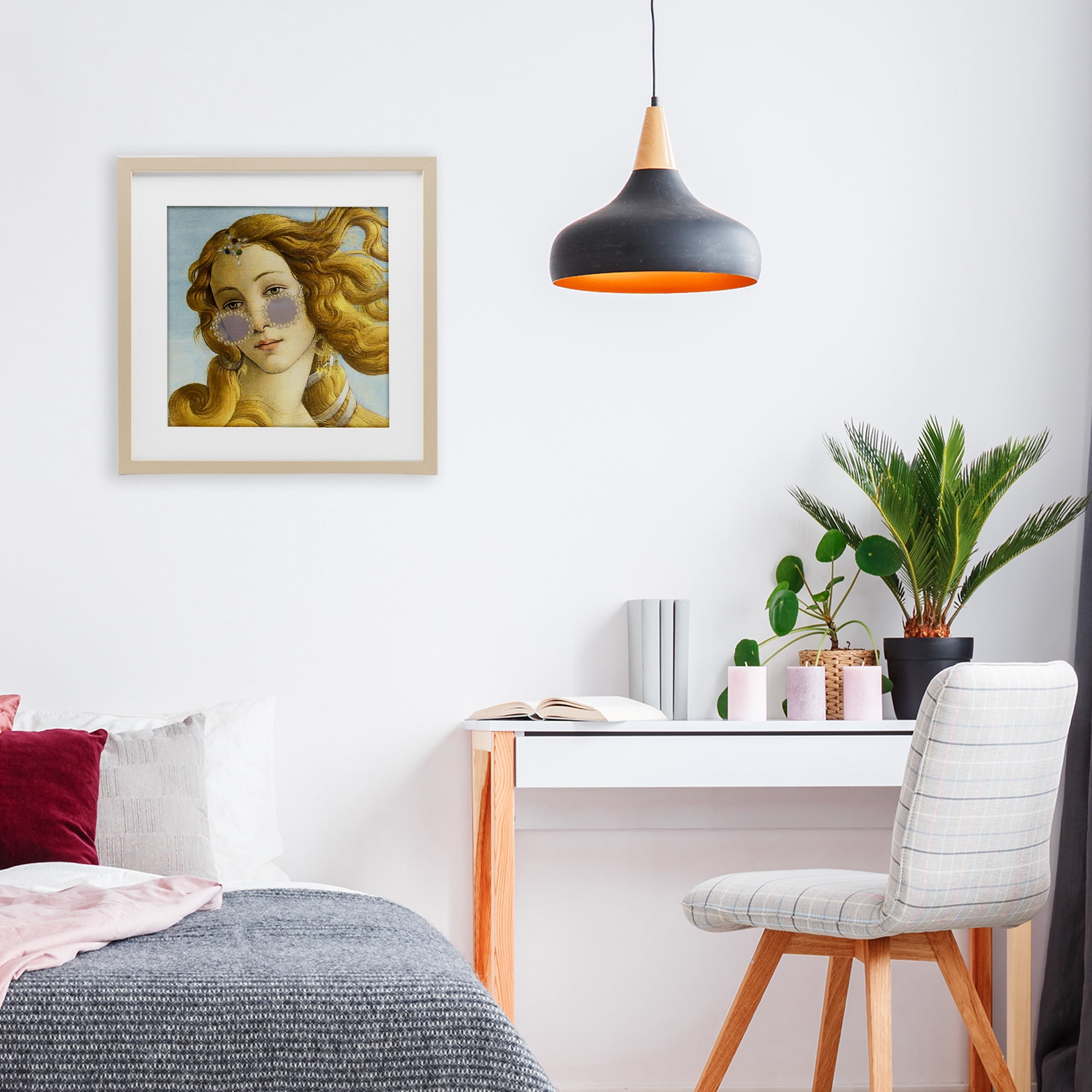Stupell Industries Modern Day Venus Shades Birch Framed Print Under Glass, design by Grotto Studios