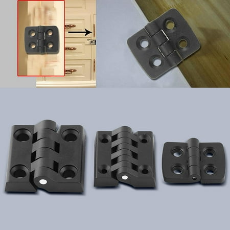 Yosoo 10pcs Black Color Nylon Plastic Butt Hinge For Wooden Box