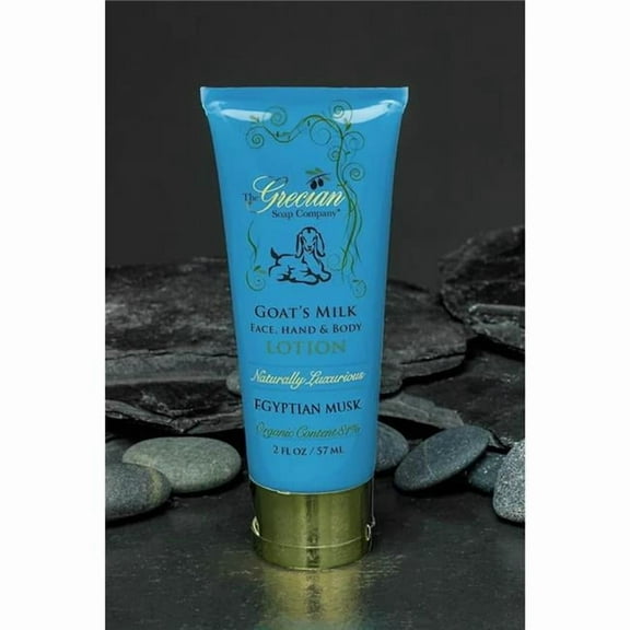 The Grecian Soap LOT-08 2 oz Organic Goats Milk Lotion Tube - Egyptian Musk