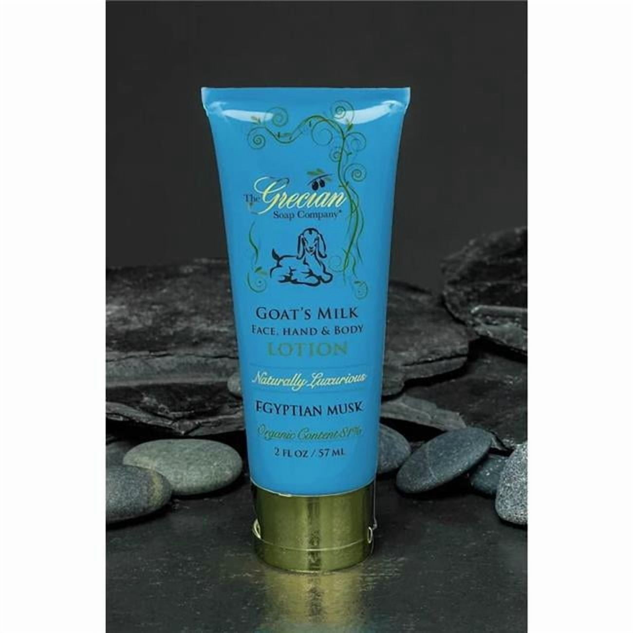 The Grecian Soap LOT-08 2 oz Organic Goats Milk Lotion Tube - Egyptian Musk