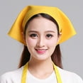 Waiter Men And Women Kitchen Work Turban Hat Kitchen Supplies Sculpture