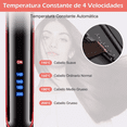 thumbnail image 3 of Plancha 2 en  1 Para Cabello De Cerâmica  Negra con Rojo, 3 of 5