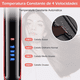 thumbnail image 3 of Plancha 2 en  1 Para Cabello De Cerâmica  Negra con Rojo, 3 of 5