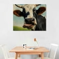 thumbnail image 2 of Orinice Cow Fine Art Aesthetic Poster and Print Wall Painting for Classroom Kitchen Office Farmhouse Bathroom Room Decor Pictures Wall Art Painting Canvas Prints Wall Art Canvas Living Room Bedroom, 2 of 6