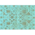 thumbnail image 1 of Ahgly Company Indoor Rectangle Oriental Light Blue Traditional Area Rugs, 7' x 9', 1 of 4