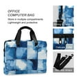 thumbnail image 4 of FORMRS 16" Laptop Bag Carrying Sleeve Case with Handle Travel Shoulder Briefcase, Blue Pattern, 4 of 8