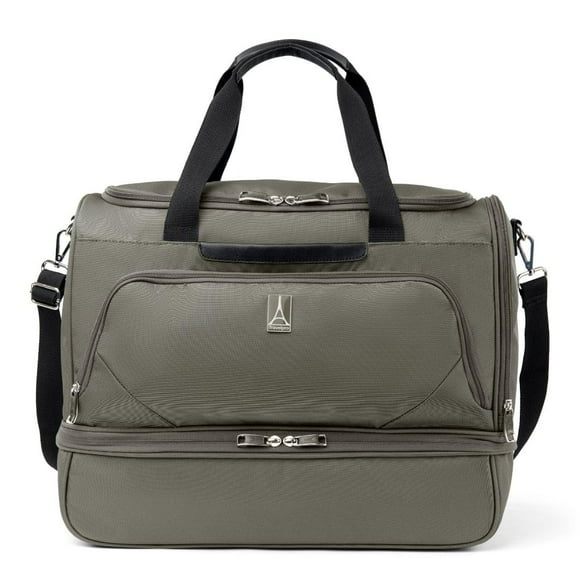 Travelpro Maxlite 5 Softside Carry-on Weekender with Drop-Bottom Compartment, Lightweight Overnight Travel Duffel Bag, Men and Women, Slate Green, 19-Inch