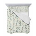 thumbnail image 7 of Green Botanical Full Size Down Alternative Comforter, Lightweight Comforter Quilt Bedding Set with Pillow Shams Spring Summer Birds Watercolor All Seasons Bed Comforter Duvet Insert 78"x90", 7 of 7