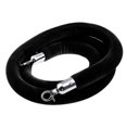 thumbnail image 1 of de Cuerda Stanchion, Cuerda de Barrera de Cola de / 10 Pies, Cuerda de Control de Multitudes de Stanchions con Ganchos Pulidos, 4 Co negro Macarena Barrera de cola, 1 of 8