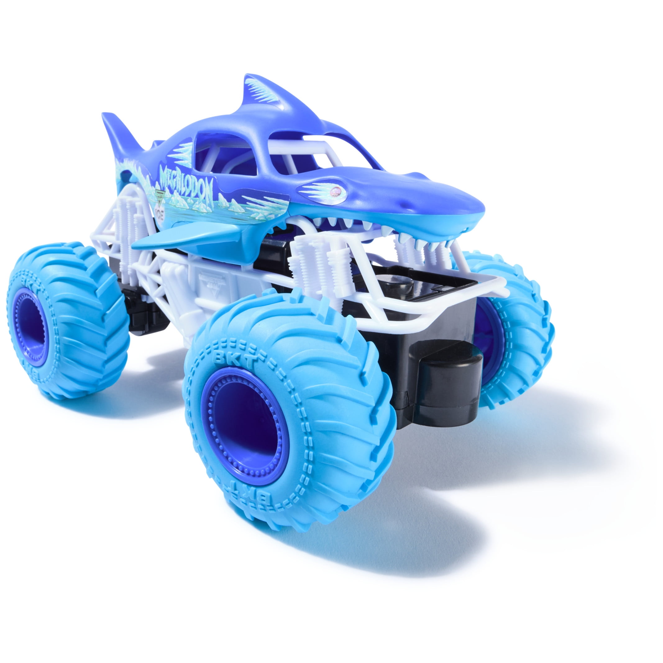 Monster Jam, Megalodon Ice RC Monster Truck in 1:24 Scale, Kids Toys for Boys