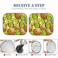 thumbnail image 7 of Uemuo Tropical Summer Fruit Printed 2 PCS Car Windshield Sun Shade, Auto Sun Heat and UV Rays Blocker, Foldable Automotive Front Window Sunshade Protector, 7 of 7